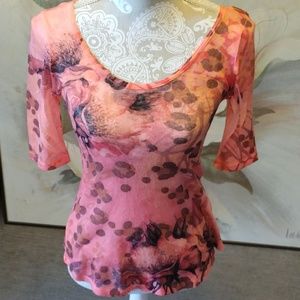 Tangerine Open Back Top